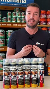 Borracha Liquida em Spray - Acabe com Vazamentos em Telhados, banheiros, cerâmica - SAtintas