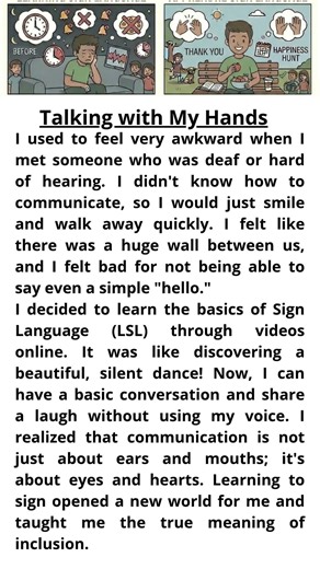 The Guilt I Felt Until I Learned to Sign #LearnEnglish #PersonalJourney #Transformation