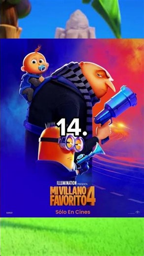 Las 16 Películas de Illumination de PEOR a MEJOR #minions #supermariogalaxymovie #shortvideo