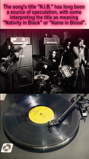 Black Sabbath - N.I.B. (1970; 2010 US Rhino Reissue) #heavymetal #vinyl