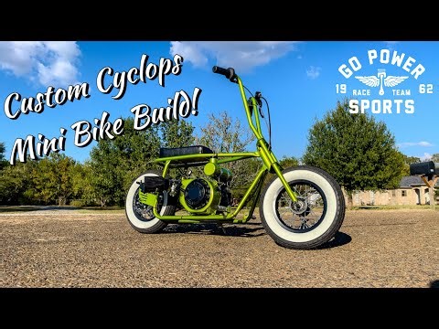 Custom Cyclops Mini Bike Build Part 2-Final