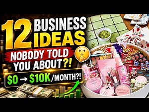 12 Small Home Businesses Making $10K/Month No Shop | No Office Needed