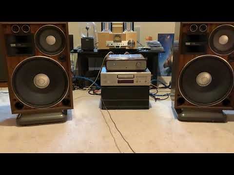 Sansui SP 9001 16 inch woofers and a six driver 4 way! Crazy, but good.