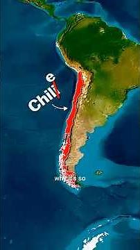 Why is Chile so long and so narrow? 🤯 #geography