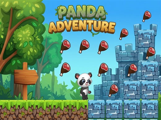 Panda Adventure 🕹️ Play online on SGameS