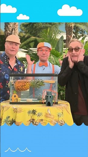 Sink or Float SPONGEBOB / Blippi Crossover Edition!🧽🍍🦀 #spongebob