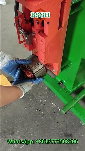 How to Recycle Small Motors for Max Profit! Mini BST Motor Stator Cutting and Pulling Machine