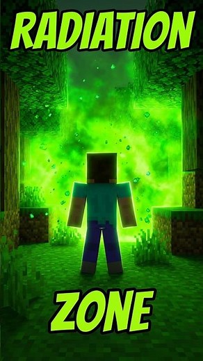 Radiation Zones in Minecraft! #viral #minecraft #commandblocks