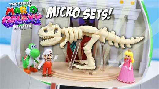 The Super Mario Galaxy Movie Micro Sets Yoshi's Giant Dinosaur Egg & Bowsers Miniature Castle!