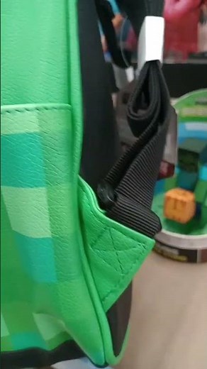 Awesome Minecraft Creeper backpack at Walmart !!