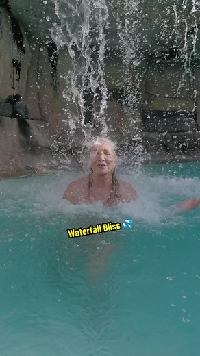 Morning Swim Bliss at the Waterfall Retreat