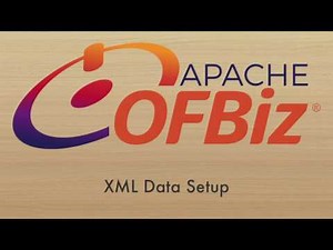 Data Setup using XML in OFBiz