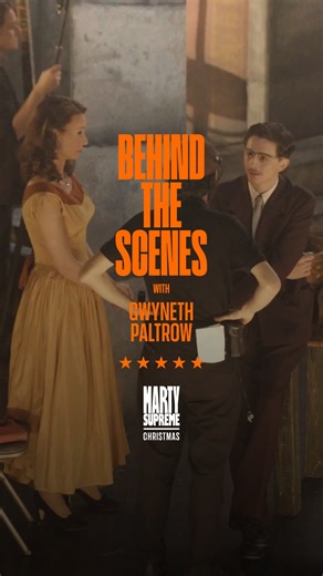 A24 on Instagram: "Gwyneth is back. Behind the scenes of MARTY SUPREME – now playing in NY/LA, everywhere Christmas Day."