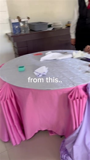 Table setting and table skirting #fypシ゚ #tableskirting #tablesetting