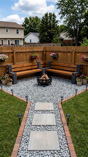 DIY Cinder Block Bench Makeover #shorts