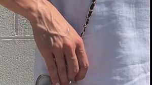 Case-Mate Crossbody Phone Lanyard [Works with All Phones] Hands-Free Strap - Leather Cell Phone Charm - Neck Chain Holder for iPhone 17 Pro Max/16 Pro Max/15/14/13/S25 Ultra - Gold Chain Black Leather