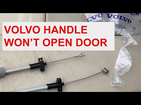 2010 to 2013 Volvo XC60 Driver door panel removal to repair door handle cable.