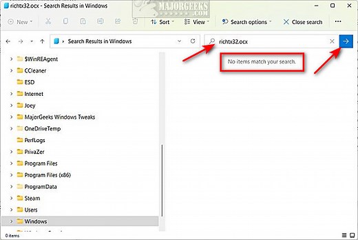 How to Fix Richtx32.ocx Errors - MajorGeeks