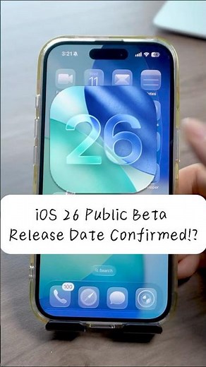 😲iOS 26 Public Beta Release Date Confirmed!? - 07.18 Updated