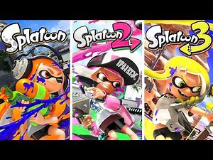 Splatoon Triology (1-3) - Full Game Walkthroughs 100%
