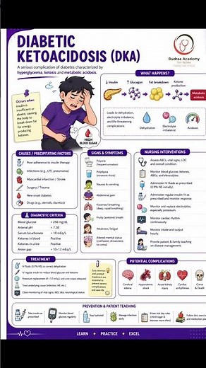 Master the Diabetes Ketoacidosis for Nclexrn exam!