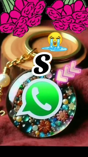 Intricate Keychain Design with Colorful Beads