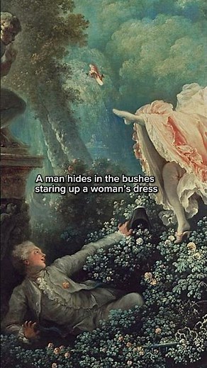 The Swing: The Most Scandalous Painting of 1767 #history #art #story #shorts #fyp