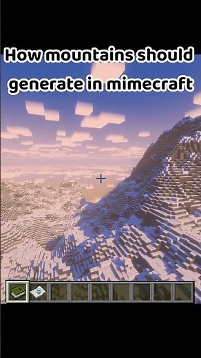 the mod's name is tectonic #minecraft #gaming