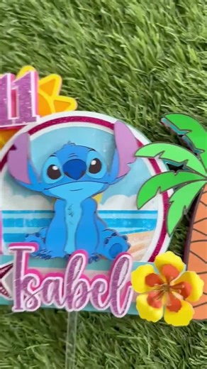 Stitch Cake Topper / Stitch Party - Etsy