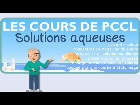 2nd - COURSE n° 02 - AQUEOUS SOLUTIONS - Mass concentration - Dissolution - Dilution - Dosage