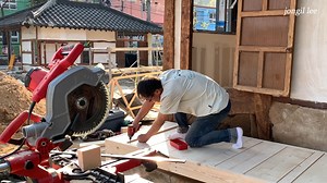 6.9K views · 100 reactions | I built a traditional Korean wooden porch, also known as a Hanok Toetmaru.  Tools and products used in this video (affiliate) ▶Festool Domino DF 500 : https://amzn.to/49LLSCd A powerful joinery tool for creating strong, reliable mortise and tenon joints. ▶ Woodraphic marking tools : https://amzn.to/3c0ddmh ▶ Milwaukee table saw : https://amzn.to/33edrqF | Mokong TV | Facebook