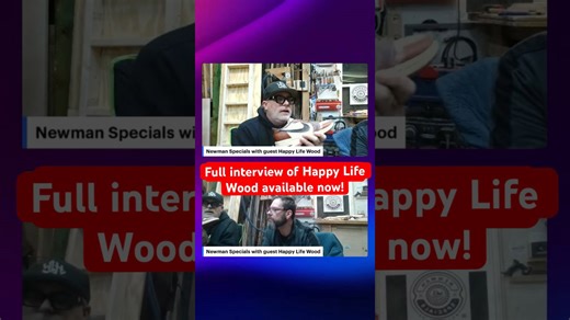 Live interview with scroll saw artist and sneaker head Happy Life Wood #workshop #scrollsaw #live