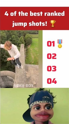 4 of the best ranked jump shots! 🏆❣️ #jumping