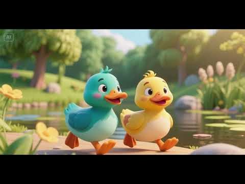 Two Little Ducks Go Quack Quack – Nursery Rhymes & Kids Songs 🦆🎶