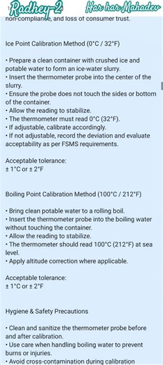 temperature control food safety