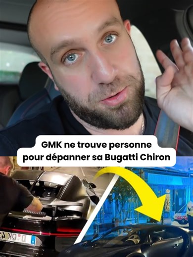 Personne ne veut dépanner sa Bugatti Chiron 🤯 #voiture #gmk #bugatti #chiron