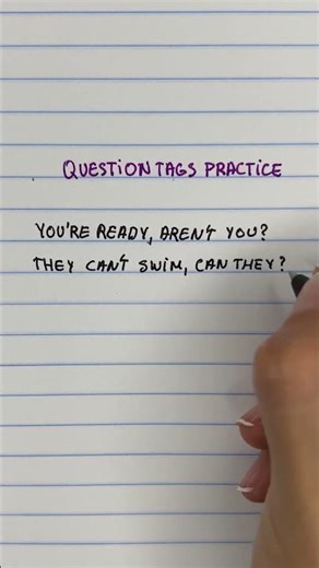 Question Tags Practice