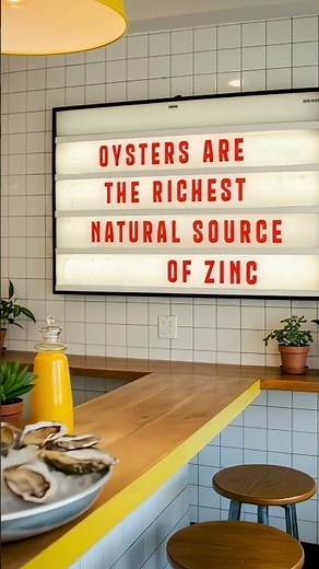 Oysters = Zinc?! #Zinc #ZincBenefits #Oysters #Vitamins