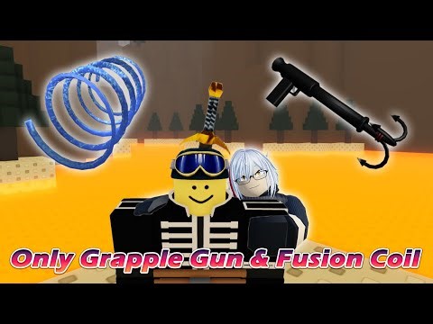 I Completed Roblox Climb a Mountain Molten Mode With ONLY a Grapple Gun + Fusion Coil!