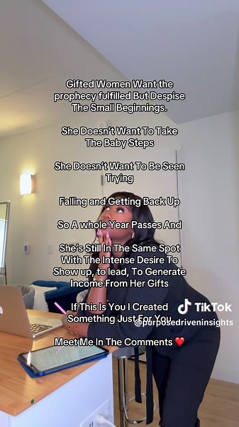 Everybody wants the prophecy. Very few people want the baby steps that carry it. If you are a spiritually gifted woman, the next six months of your life do not need more hype. They need structure, obedience, and support. That is what the 6 Month Breakthrough Sales Challenge is for. For the woman who is tired of: feeling behind, starting over, and hearing God without building what He said. Join the membership at $33/month and let small, repeated obedience finally work in your favor. Link in bio. 
