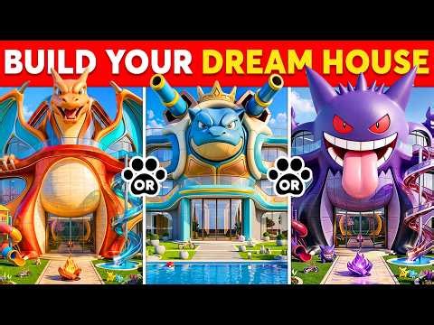 Would You Rather…! Build Your Ultimate POKÉMON DREAM HOUSE 🏡⚡Part 2 | Quiz Buddy
