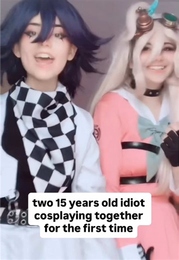 i miss you best friend @felix #cosplay #2020 #kokichiandmiu #dazaiandchuuya #bestfriend