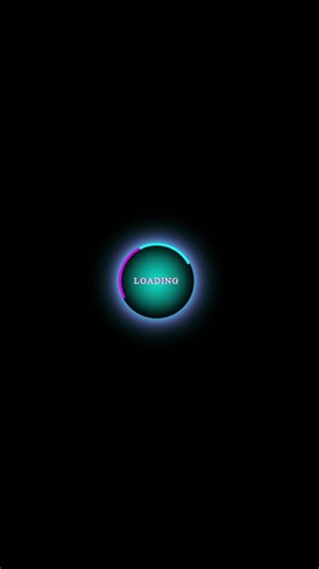 Modern Loading Animation 4K | Black Screen Loader Effect | No Copyright