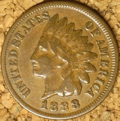 1888 Indian Head Cent - ATTRACTIVE FINE  WITH A FULL LIBERTY  (M710) | eBay