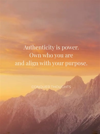 Authenticity is your real flex. When you stop shrinking, the right rooms, people, and opportunities start finding you. This year is about walking in who you are, not who they expect you to be. If you’re serious about aligning with your purpose, grab the FREE Conquer Thoughts bonus page in my bio and start reflecting daily. 🤍 #conquerthoughts #authenticity #purposedriven #mindsetreset #healingjourney