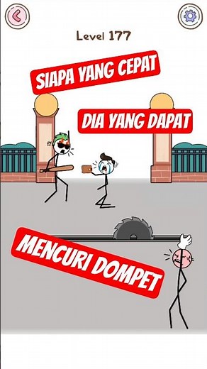 Who's the quickest to grab the wallet? #stickman #shorts #funnygameplay