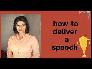 How to give a speech in English