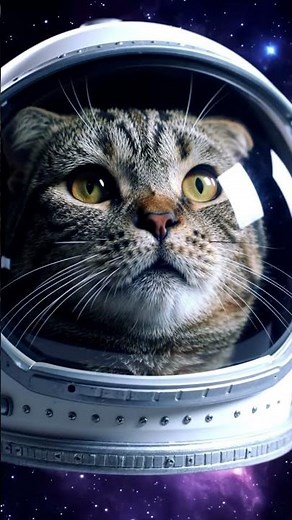 😹 Space Cat Adventure | Funny Cat in Space with Sci-Fi Sound Effects 🚀🌌