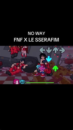 I THOUGHT THIS WAS A MOD AT FIRST 😭 #fnf #kpop #fyp #music #game @LE SSERAFIM