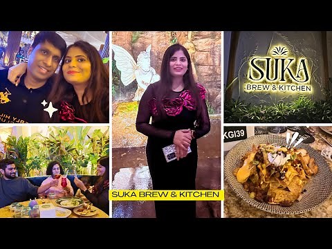 Bangalore’s Newest Brewery Suka Brew & Kitchen Opening Day! Full Food Review + Ambience Tour 🍻✨